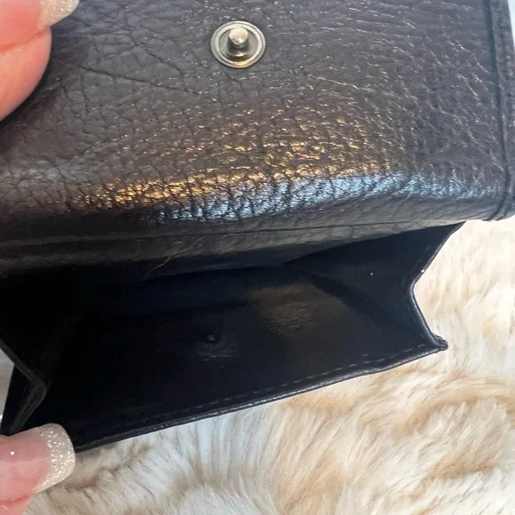 BOTTEGA VENETA LEATHER LAMBSKIN WALLET BLACK
